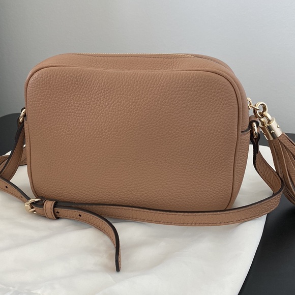 GUCCI Soho Disco Bag in Rose Beige Leather - Picture 10 of 15